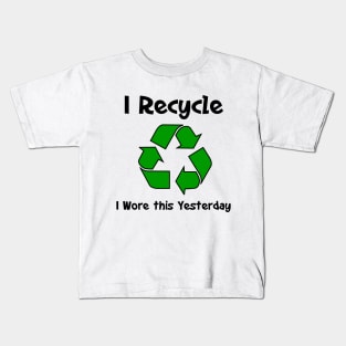 I Recycle Kids T-Shirt